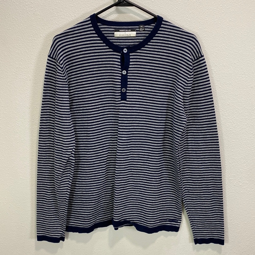 Robert Geller + five‎ four cotton sweater nautical stripes